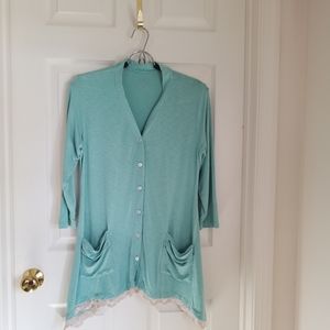 LOGO by Lori Goldstein petite  cardigan